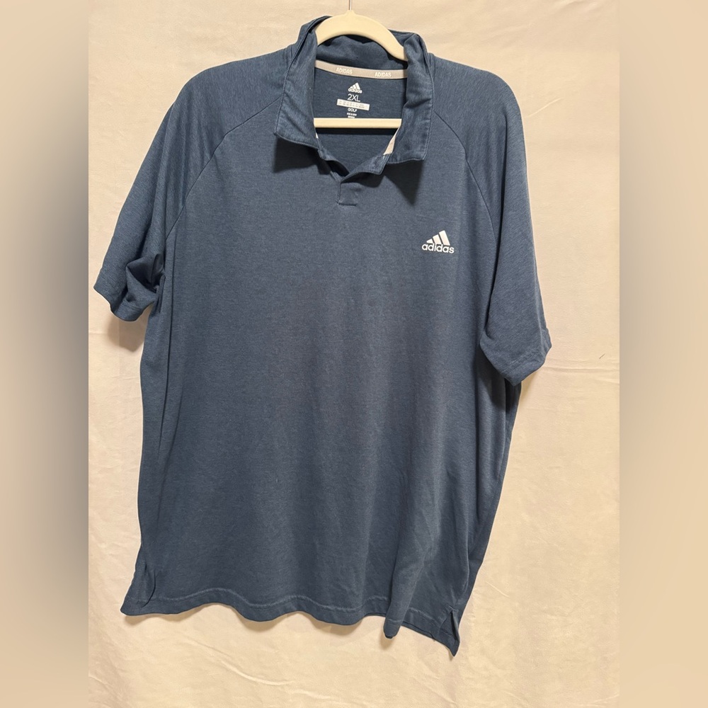 Adidas Navy Golf Shirt 2XL